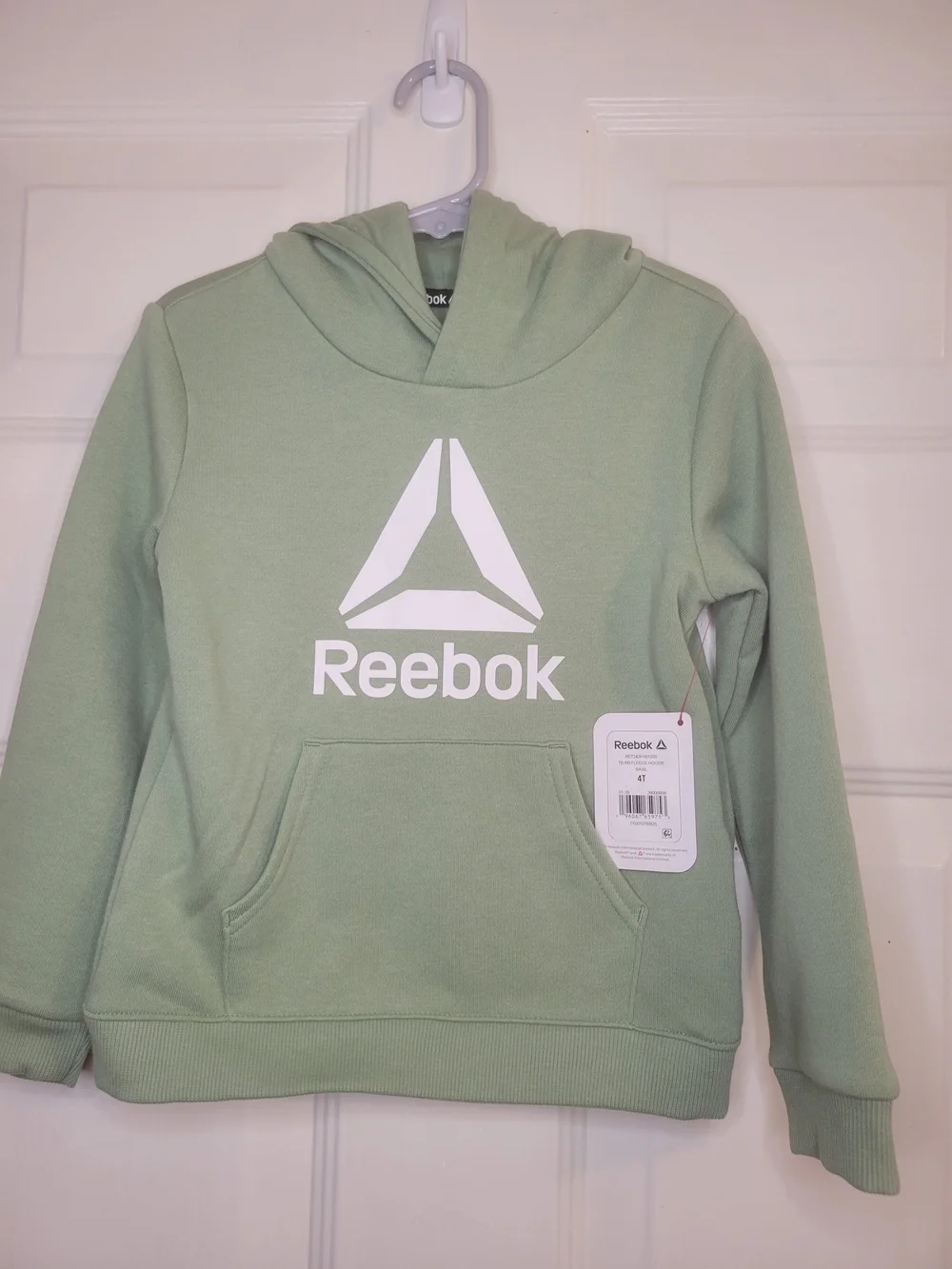 Reebok Kids' Sage Green Logo Hoodie